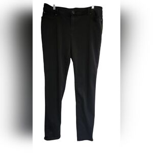 I N.C. black jeans skinny curvy size 16.